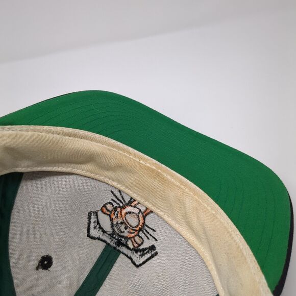 Tigger Snapback Hat Green One Size Adjustable Colorblock 6 Panel Disney - Picture 7 of 9
